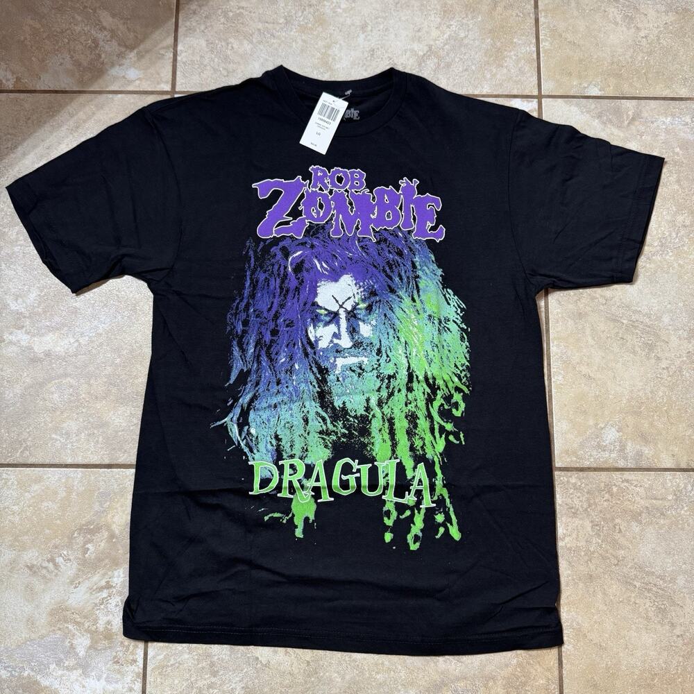 Rob Zombie Dragula Portrait T-Shirt Size LARGE New With Tags